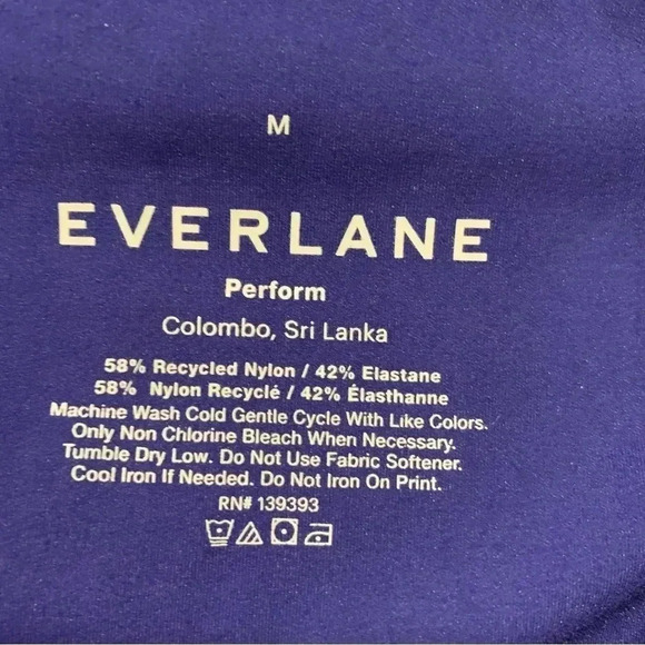 Everlane  royal blue leggings - Picture 3 of 4